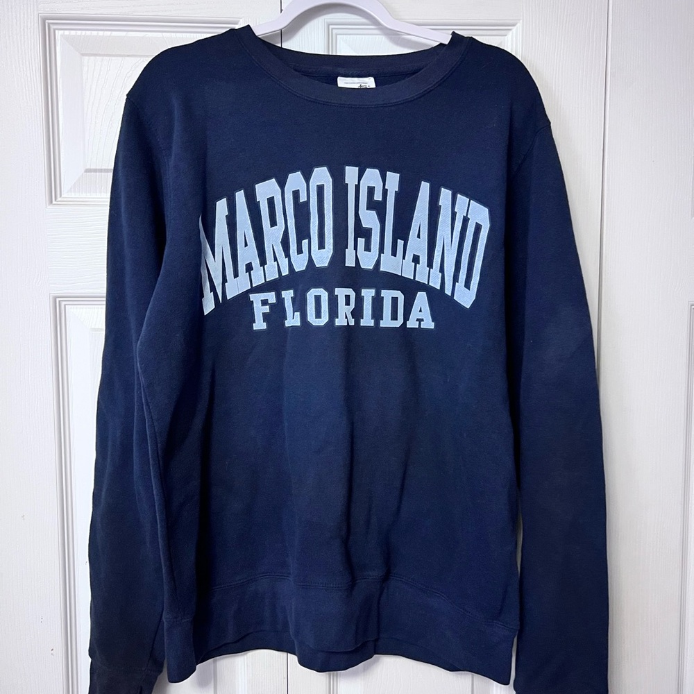 Marco Island Florida Navy Sweatshirt